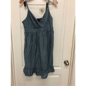 Faded Glory Cotton Knee Length Sun Dress Sz 14